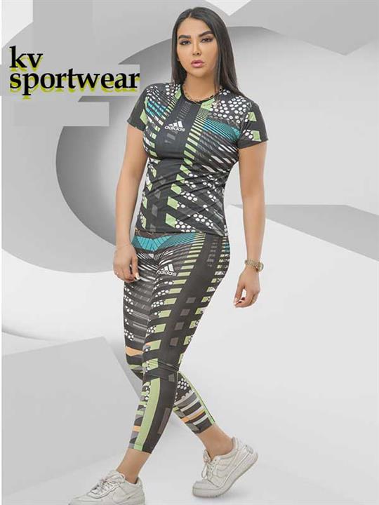 ست تیشرت شلوار ورزشی زنانه adidas کد 002